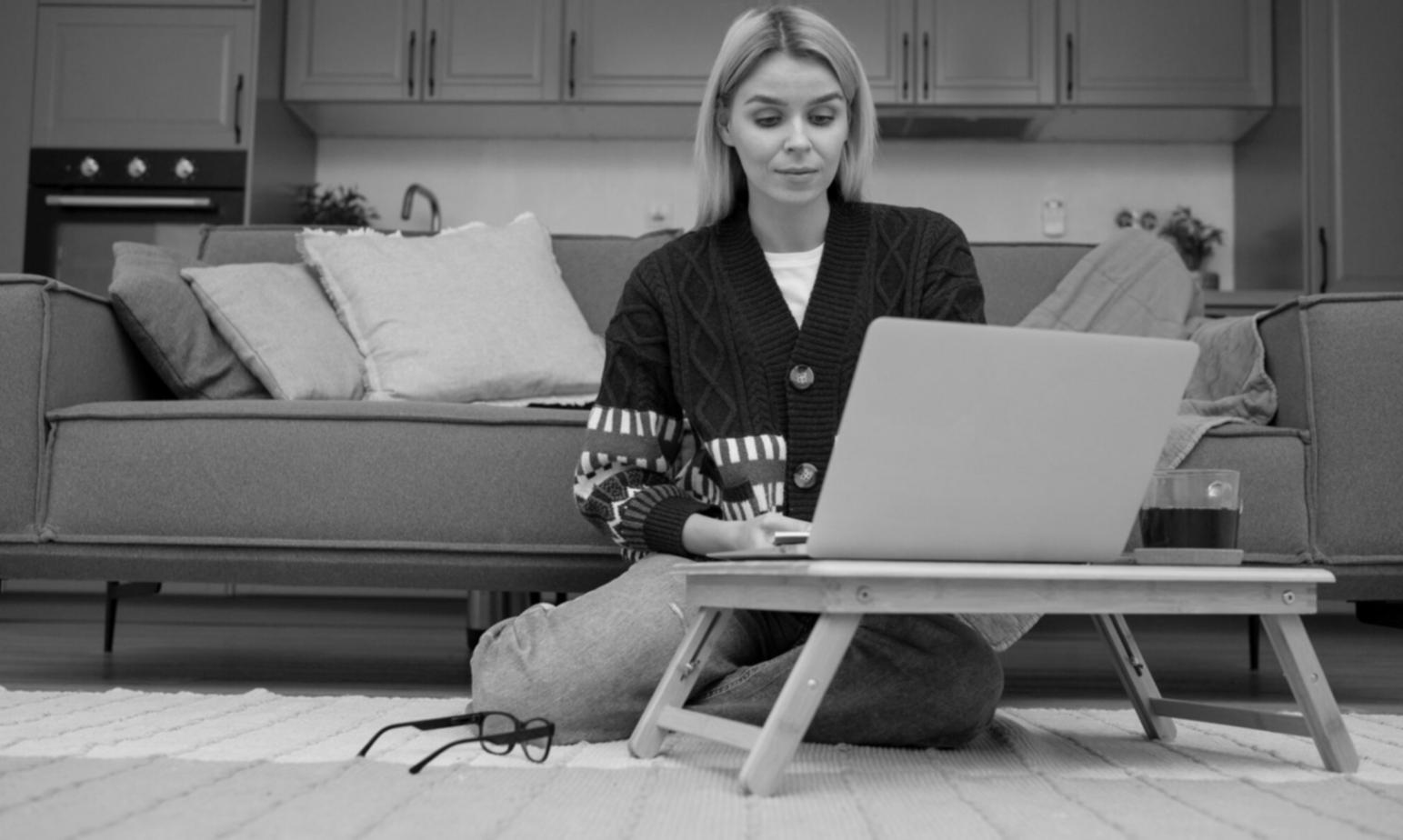 Financial analysis charts and educational resources on display